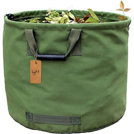Robuster 125-liter-gartensack Mit Tragegriffen, Green Leaf Collection Militär-canvas-tasche (h 45,7 Cm, T 55,8 Cm), Superma