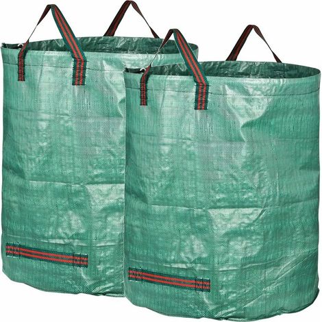 2 X 300-liter-gartensäcke, Reißfest, 67 Cm X 84 Cm