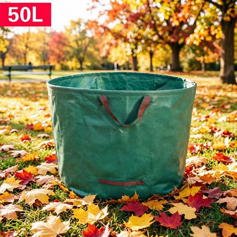 Gartensack Zum Sammeln Von Laub, Aus Wasserdichtem Pp-gewebe Mit Verstärkten Griffen