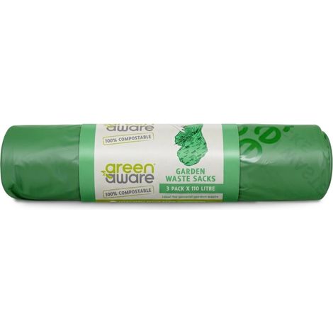 Greenaware 150l Kompostierbare Müllbeutel, 3er-pack