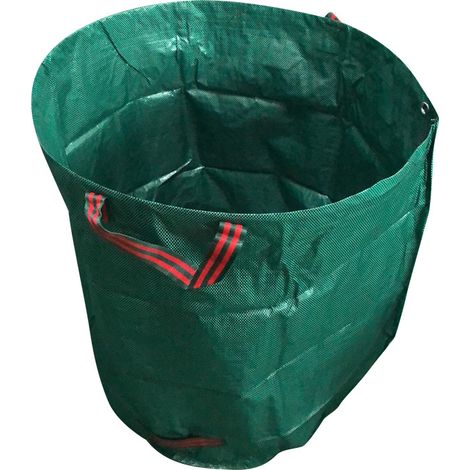 Bdd 3x300l Gartenabfallsäcke, Extrem Reißfeste Polypropylen (pp) Gartenabfallsäcke, Faltbar, Wiederverwendbar, Großer Wasserdichter Sack Mit Griff, Gartenabfallsack (gartenhandschuhe)