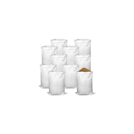 10er-pack Bauschuttsäcke (55 X 95 Cm, 55 Kg), Strapazierfähiges, Wiederverwendbares Polypropylen-gewebe Für Baustellen, Gartenabfälle Und Sand