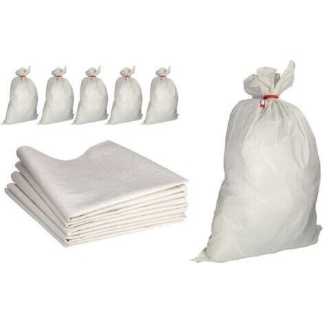 Fenoplasticas Bauschuttsäcke – Lebensmittelechte Polypropylensäcke Für Getreide, Baustellen, Reis Und Getreide, 5 X Pp-gewebe 50 X 80 Cm, Landwirtschaftlich Für Kohlelagerung, Weizen, Mais, Mehl, Sand