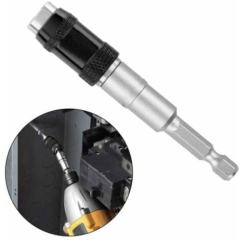 Magnetischer, schwenkbarer, schlagfester Bithalter für Bohrschrauber