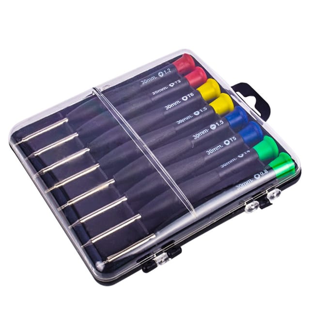 8-in-18-teiliges Handy-Demontage-Reparaturwerkzeug, Uhr-Schraubendreher – multifunktionales Kombinations-Schraubendreher-Set - Ahlsen