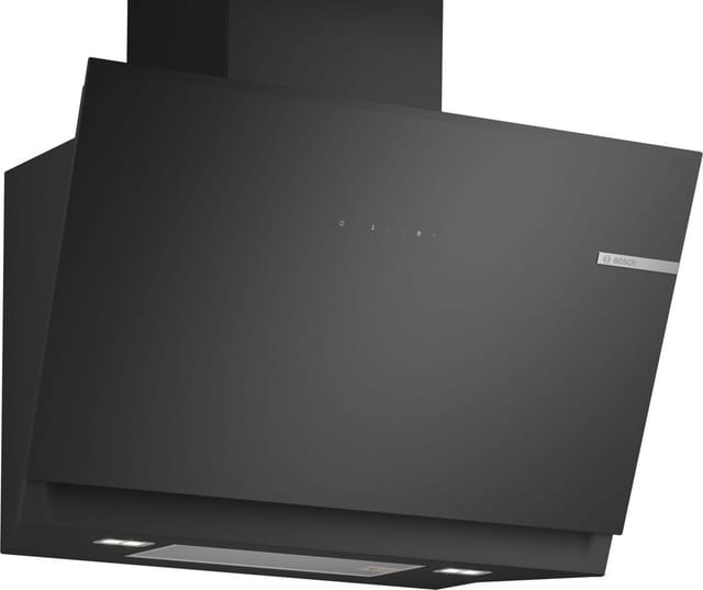 Bosch - Dekorative geneigte haube 80 cm 432 m3/h schwarz DWK81AN60