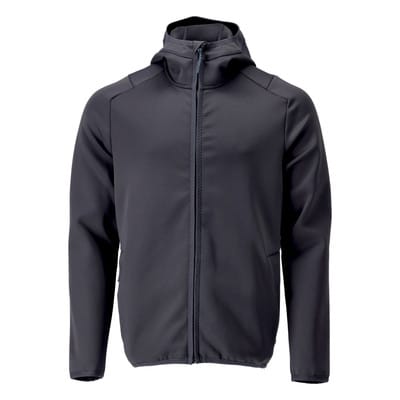 Fleecepullover, Kapuze, Reißverschluss 22586 Gr. l, schwarzblau - Mascot
