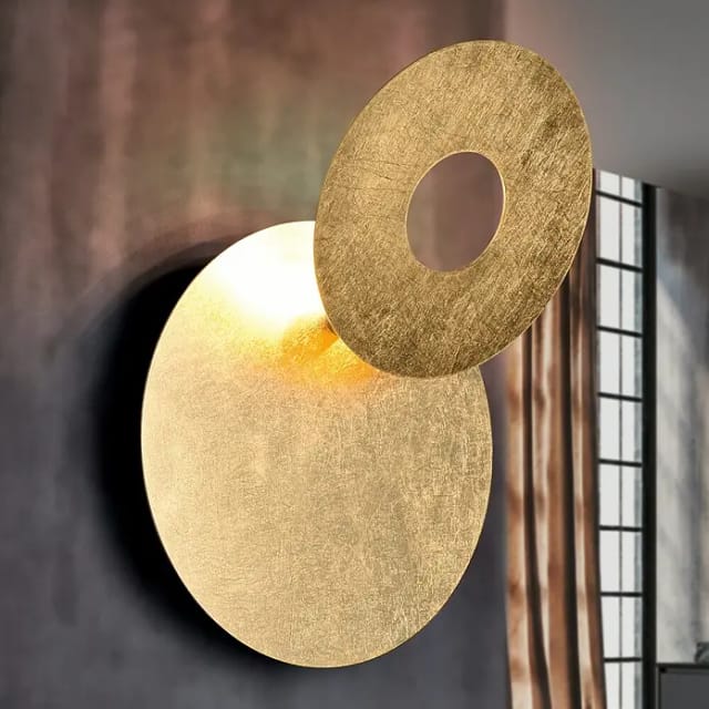 Trio Leuchten - led Wandleuchte Leano 6W, warmweiß goldfarbig Metall Wandleuchten