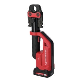 Romax Compact iii elektrohydraulische Fitting - Pressmaschine Set mit Pressbacken SV15-22-28, 1x2Ah - Rothenberger
