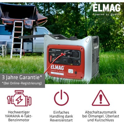 Inverter Stromerzeuger sebss 3000Wi (53046) - Elmag