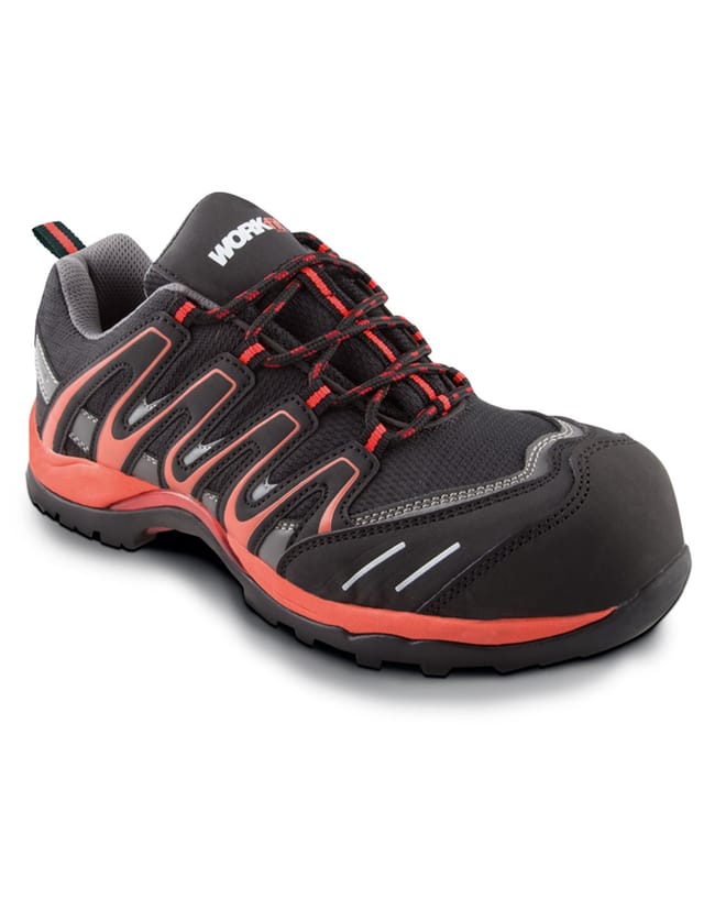 ESD Workfit Trail Roter Sicherheitsschuh Nr. 39