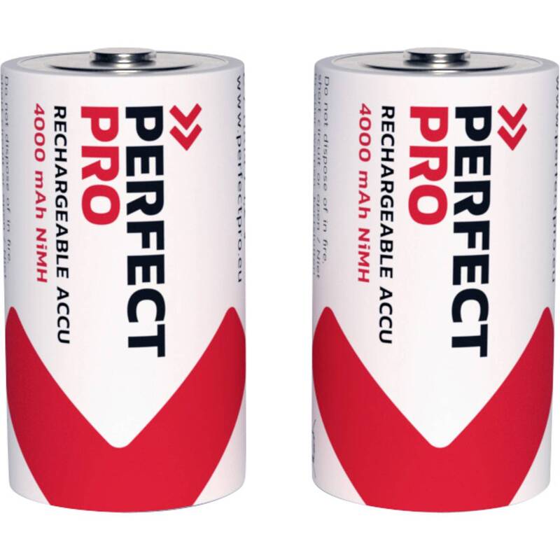 [neuwertig] B-ware Perfectpro Baby (c)-akku Nimh 4000 Mah 1.2 V 2 Stück Wiederaufladbar Hr14 Akku