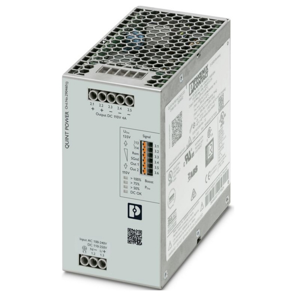 Phoenix Contact 2904613 Stromversorgung 110 V/dc 4 A 474 Va Inhalt 1 St.