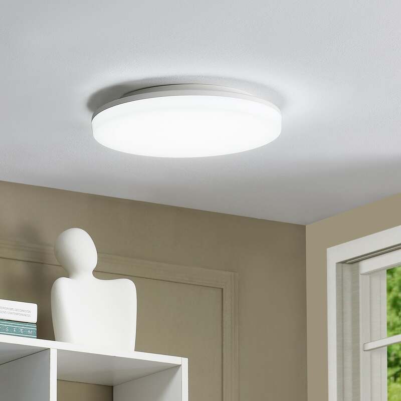 [gebraucht] B-ware Prios Led-deckenlampe Artin Ø 28 Cm Weiß Cct Ip65 2880 Lm 16,2 W