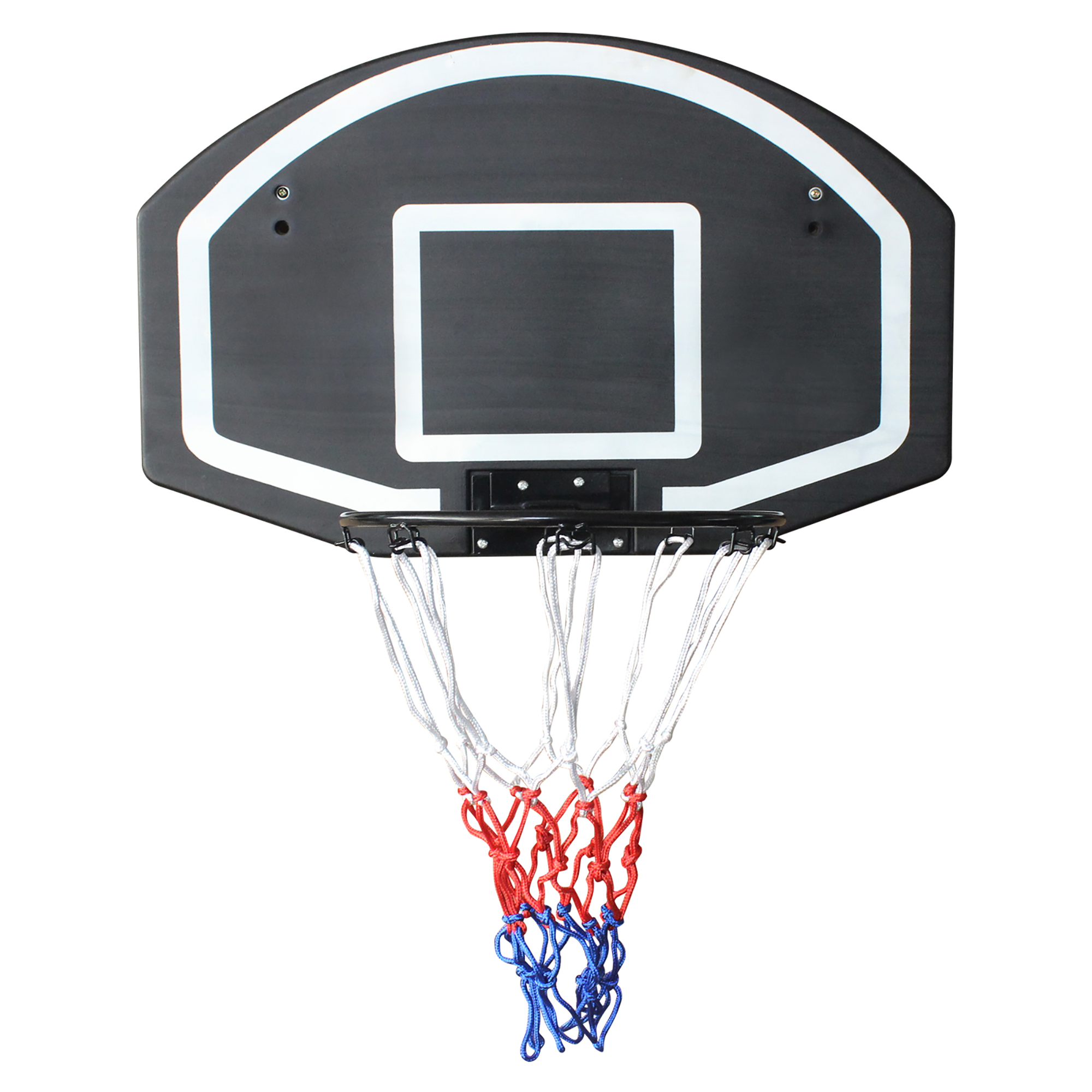 Basketballkorb Für Die Wand (45.5x8.0x73.0 Cm), Pe Rückwand, Eisenrahmen, Schwarz