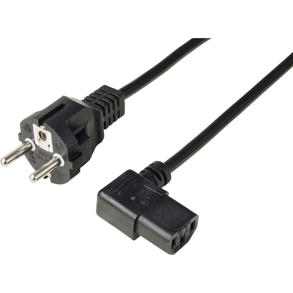 Renkforce Strom Anschlusskabel 3.00 M Schwarz