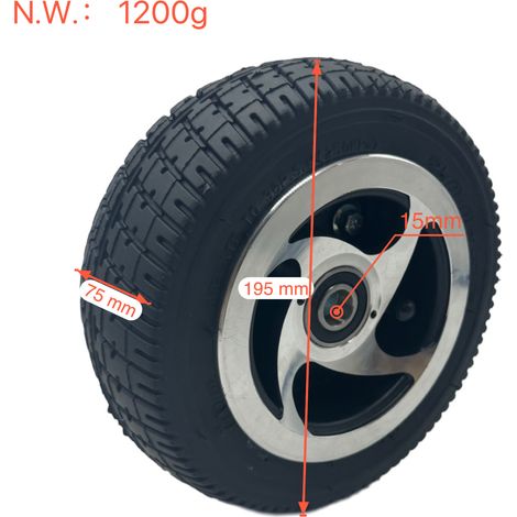93.50-4 Wagenreifen, 20075 Aufblasbare Gummiräder, 9-zoll-laufrollen Für Wagen.
