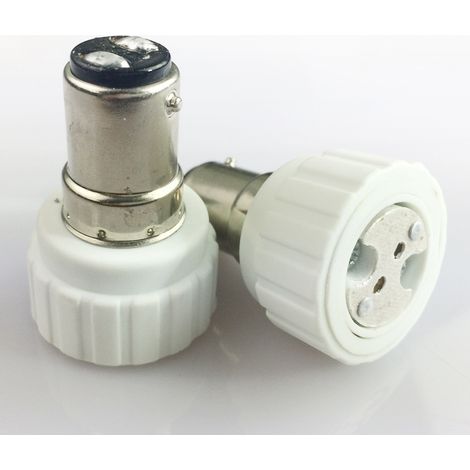 Adapter B15d Auf G5.3/mr16-stiftlampenfassung, Alterungsgeprüft, Flammhemmendes Pbt Mit Ce-beschichtung