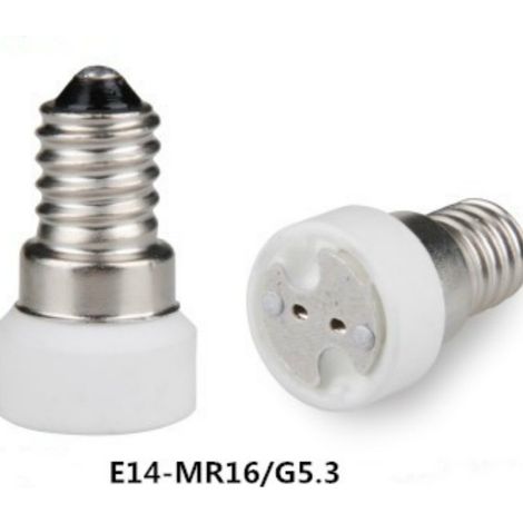 Adapter Für Lampenfassungen Und -halter: E14 Auf Mr16 Schreibtischlampe, Energiesparlampe, Staatlich Subventionierter Stecker, Nationales Standard-schraubgewinde, Alterungsbeständig