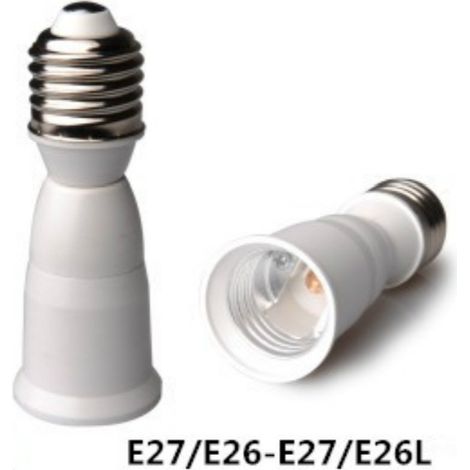 E27 Auf Ee27l Sockeladapter, Großes Gewinde Auf Kleines Gewinde, Flammhemmendes Und Umweltfreundliches Pbt-material.