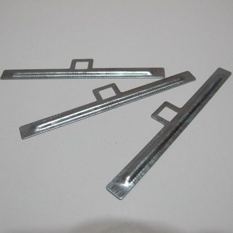 Ersatzteile Aus Verzinktem Eisen Für Vertikale Jalousien, 89 Mm Metall-montageplatten (10 Stück).