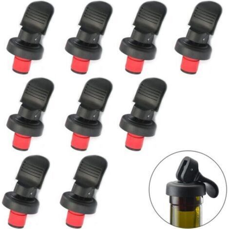 Verschlussstopfen Mit Auslaufschutz – 9er-pack – Lebensmittelechtes Pp-material – Expansionsverschluss – Geeignet Für Wein- Und Bierflaschen, Um Diese Frisch Zu Halten