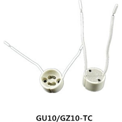 Gu10 Keramik-lampenfassung Mit Kabel, Verdrahtungsadapter, Hochtemperaturbeständig, Alterungsbeständig, Ce-kennzeichnung.