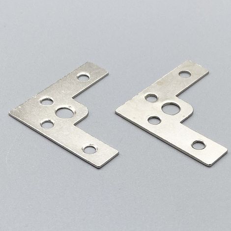 Hardware-zubehör Für Bilderrahmen, Befestigungsmaterial, Fünfloch-l-winkel, Aufhängeplatte Aus Eisen, Befestigungswinkel Für Möbel, Tische Und Stühle