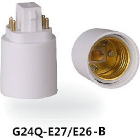 Lieferung Von G24q-auf-e27/e26/e14-adapterbuchsen, Direktverkauf, 4-polig, Zertifiziert.