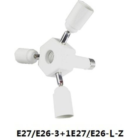 Lieferung Von Neuen Universellen E27/e40 Auf 3+1e27 Adaptern Und Steckdosen, Zertifizierte Produkte Für Den Direktvertrieb.