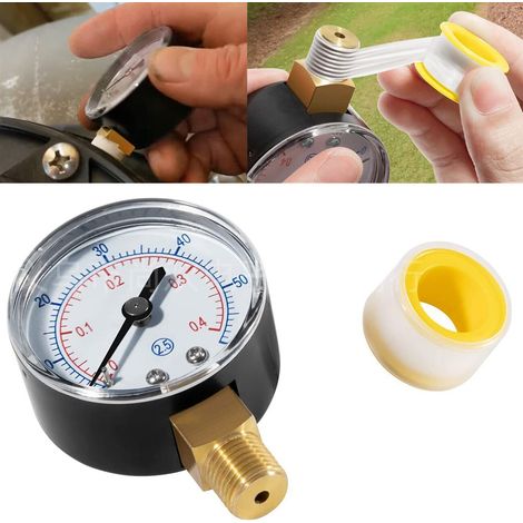 Manometer Ecx270861 (im Lieferumfang Enthalten) Für Bestimmte Hayward-schwimmfilter Aus Sand Und Kieselalgen.
