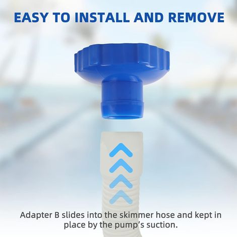 Intex Pool Fittings Adapter Typ B (modell 11238) Wasserdichte Schnellkupplung Für Saugschlauch Von Aufstellpools Ersatz-/upgrade-zubehör