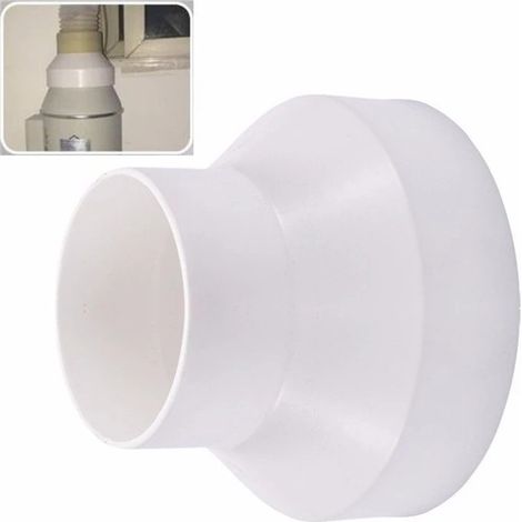 Reduzieradapter Für Abs-lüfterkanäle, Kunststoffrohr Zur Durchmesserreduzierung, Konzentrischer Reduzierring 150/100