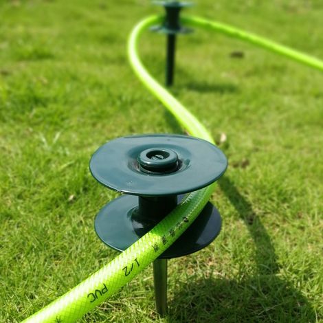 Gartenbedarf: Schlauchschellen, Schlauchaufroller, Schlauchanker, Schlauchwindfahnen, Gartenpfähle