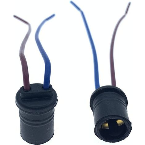 T10-fassung Für Kfz-armaturenbrettlampe, Runde Lampenfassung 12961, Gummifassung, T10-lampe Mit Metallstecker