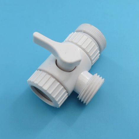 Wasserhahn Mit Einem Zulauf Und Zwei Auslässen, Weißer Wasserspender, Vierwegehahn, Umsteller, Zubehör, Umrüstventil, Einpol-ventiladapter