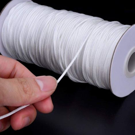 Weiße Ersatzschnur Für Rollos/gardinen/jalousien, 1,8 Mm (1 Meter)
