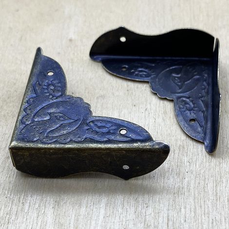 Zubehör Für Bilderrahmen, Eckenschützer Im Antik-stil, Eckenschützer Mit Vogelmuster, Möbelbeschläge, Dekorative Antikollisionsplatten Aus Eisen