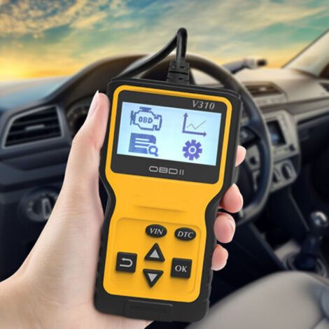 Obd2-kfz-diagnosegerät – Universelles Kfz-fehlercodelesegerät V310 – Markenübergreifend Kompatibel – Funktioniert Mit Allen Fahrzeugen, Die Das Obdii-protokoll Verwenden, Schnelles Auslesen Von