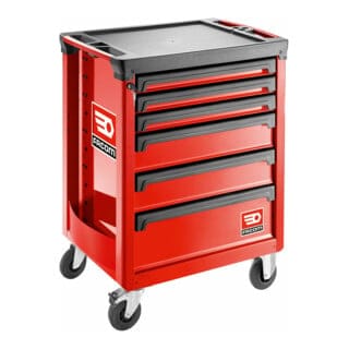 FACOM Werkstattwagen ROLL, 6 Schubladen 3 Module, rot