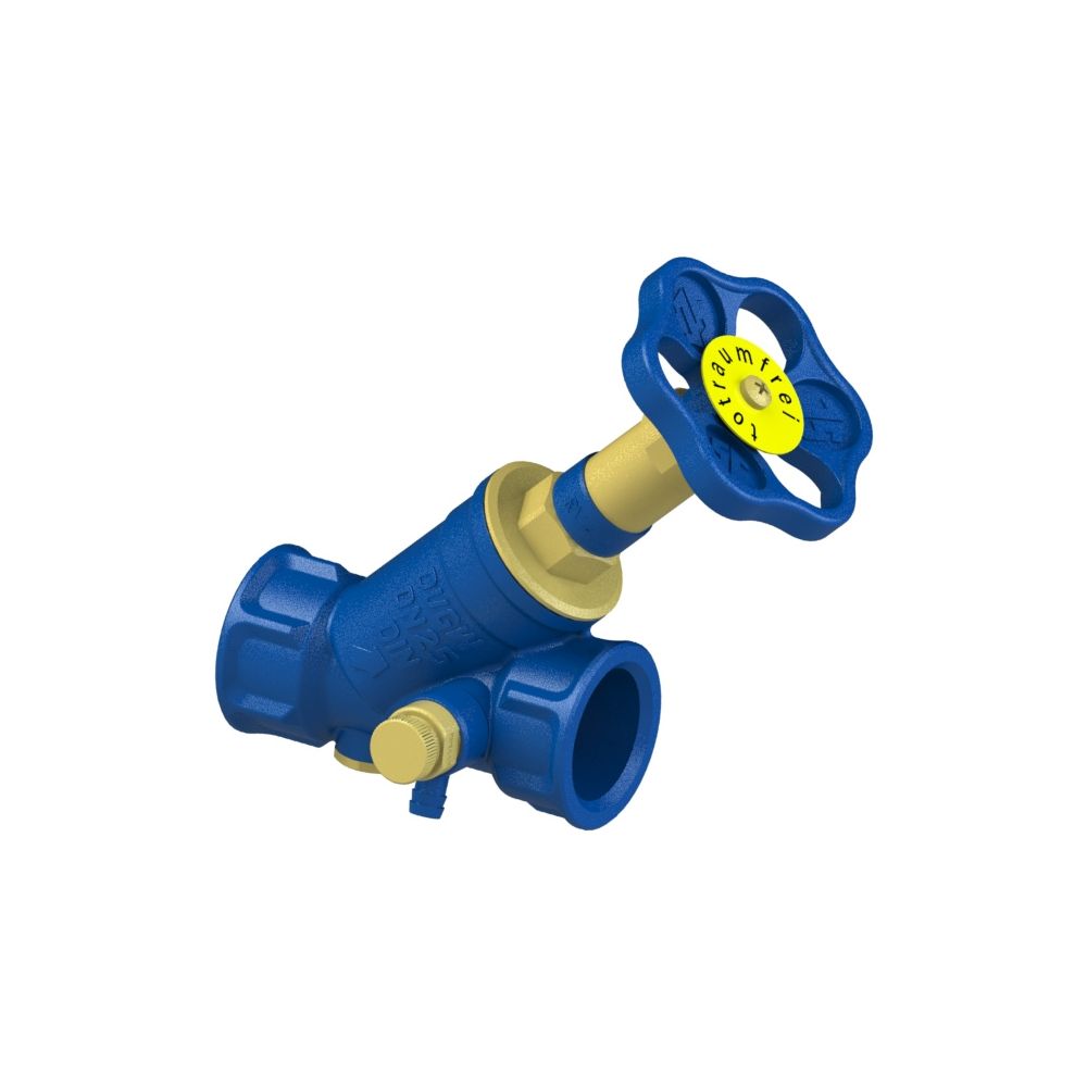 Schlösser Kfr-ventil Blue-tec Mit Muffenanschluss, Entleerung Und Nichtsteigender Spindel, Dn 25, 1" Ig, Dvgw-geprüft