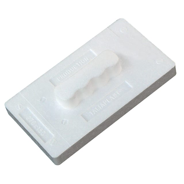Glätter aus expandiertem Polystyrol 20 x 15 cm Rechteck weiß TALIAPLAST-300902