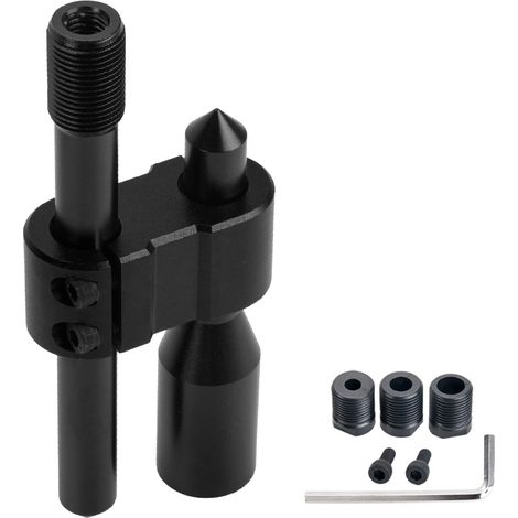 H-förmige Schalthebelverlängerung, Schaltknaufverlängerung Aus Aluminium, Manueller Schalthebel Mit 3 Adaptern, Verlängerter Quickshifter-kopf – Schwarz