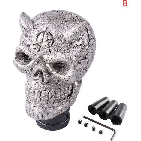 Individuell Gestalteter Schaltknauf Mit Totenkopf-design, Kompatibel Mit Schalt- Und Automatikgetrieben – Tentakelschädel