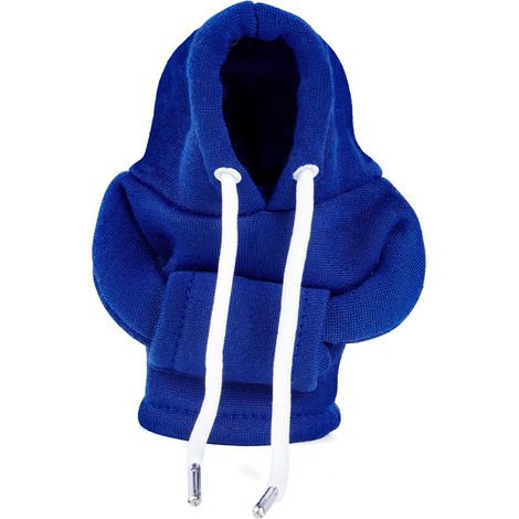 Limitierte Weihnachtsedition: Schalthebelabdeckung Im Hoodie-stil Mit Handbremshebel – Blau