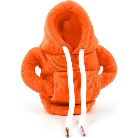 Limitierte Weihnachtsedition: Schalthebelabdeckung Im Hoodie-stil Mit Handbremshebel – Orange