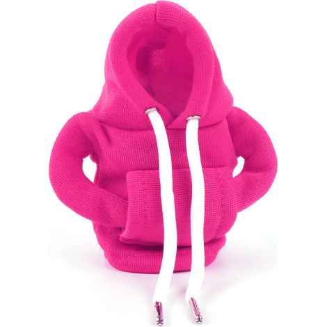 Limitierte Weihnachtsedition: Schaltknaufbezug Im Hoodie-stil Mit Handbremshebel – Rosenrot