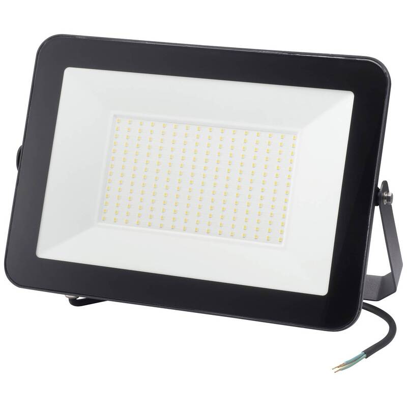 [neuwertig] B-ware Sygonix Led-flutlichtstrahler 200w Warmweiß Ip65 Aluminium Schwarz 17000lm 120°