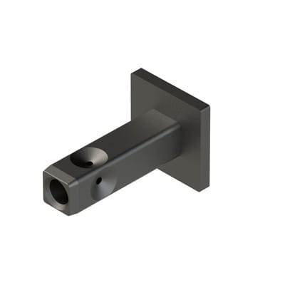 Cadro Wand-/Bodenbefestigung 18X18 schwarz matt