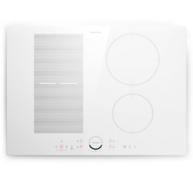 Klarstein - Induktionskochfeld, Glaskeramik Kochfeld, 7000W Induktionskochfeld mit 4 Platten, Einbau-Induktionskochfeld mit Touch-Display und Timer,
